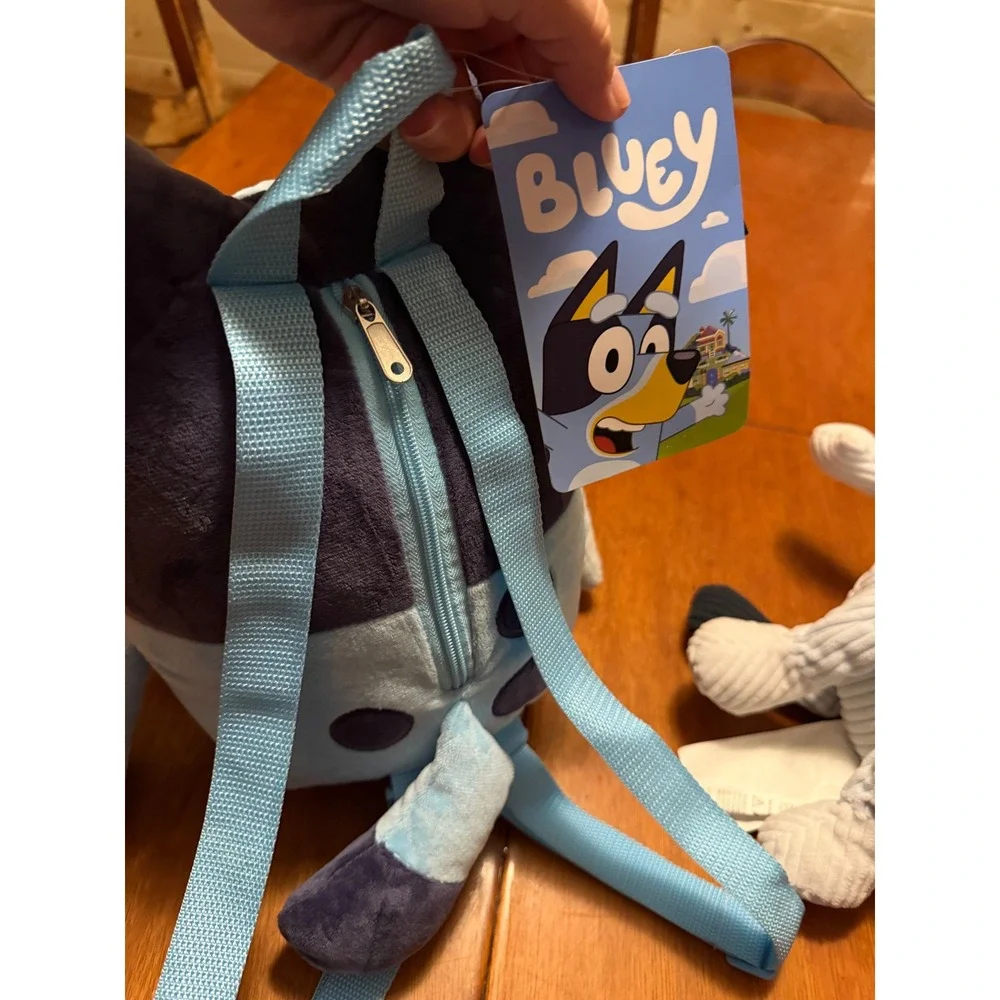Bluey Plush Backpack and Muffin Corduroy Plush Bundle BBC Studios Accessory Inn